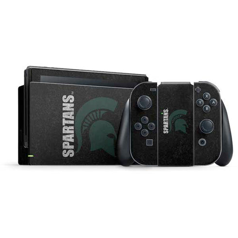 Michigan State University Bold Spartans Logo Nintendo Skins